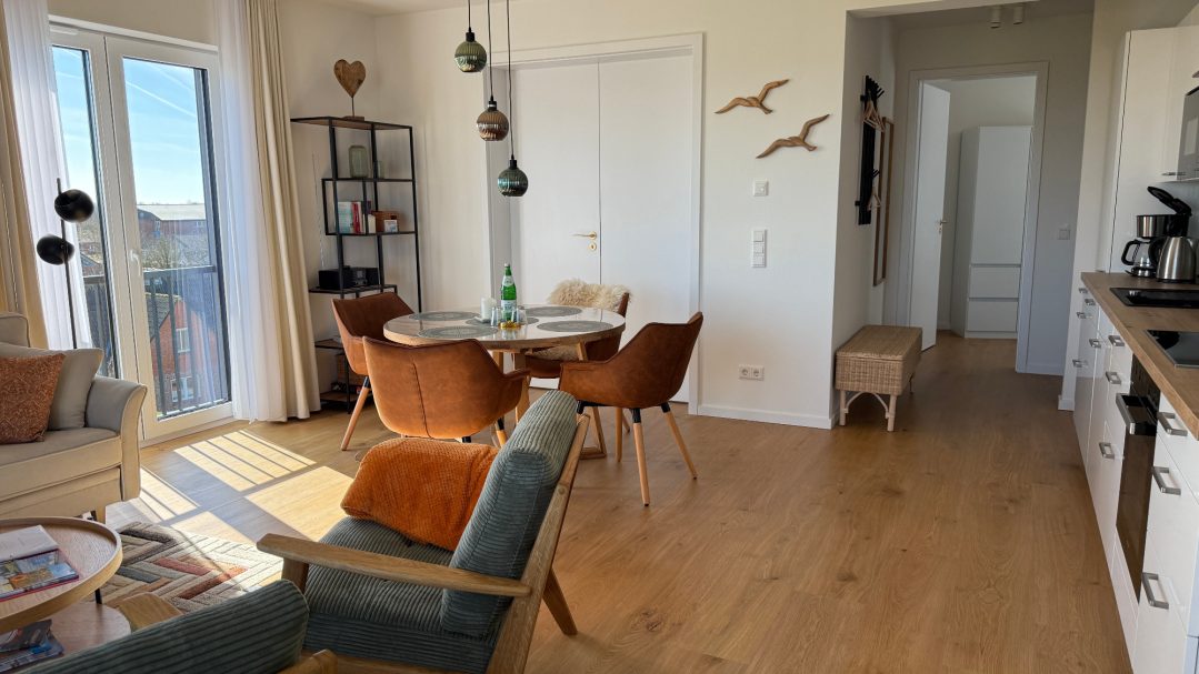 Essbereich Essbereich der Ferienwohnung mit moderner Einrichtung